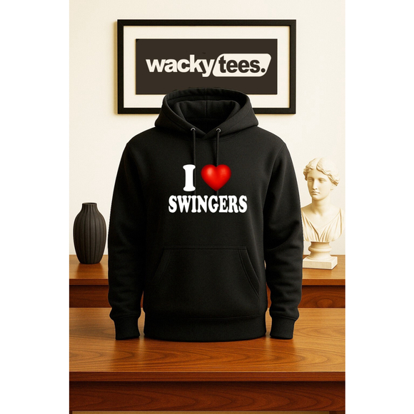 I Love Swingers I Heart Funny Adult Humor Graphic Tee Shirt - Picture 4 of 6